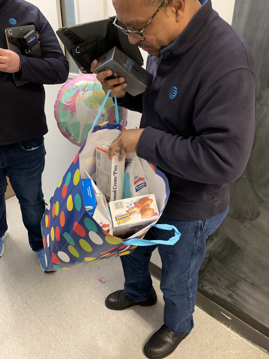 TeamAlamance's tweet photo. Happy birthday to the man, the myth, MR. ALEASE!! Have fun on your vacation, Alamance sending you off the right way!😎 #LifeAtAtt https://t.co/bg47qfhDLJ