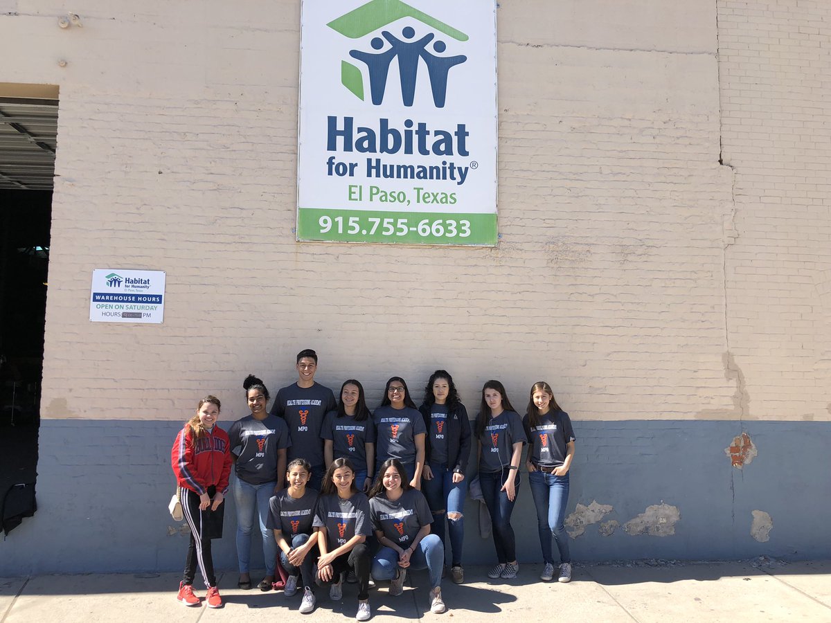 HPA/MPO students taking time out of their weekend to volunteer 🤗 so proud of how driven they are!!!! #futureleaders #doctorsinthemaking #servantleadership @OMartinez_SHS @SocorroHS_HPA