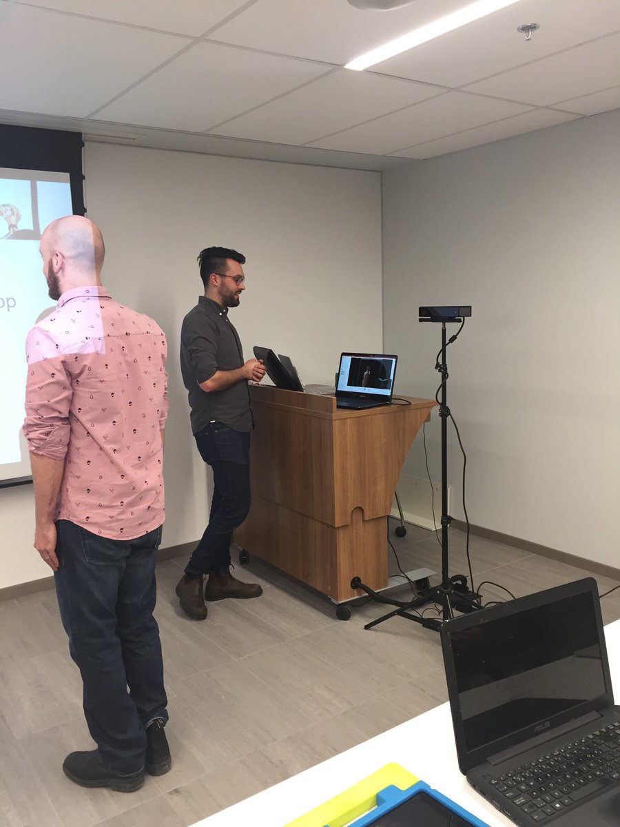 quconnections's tweet photo. 3D design, scanning and printing with Calvin Rubens! #ConEdTech https://t.co/OiK96jPdwy