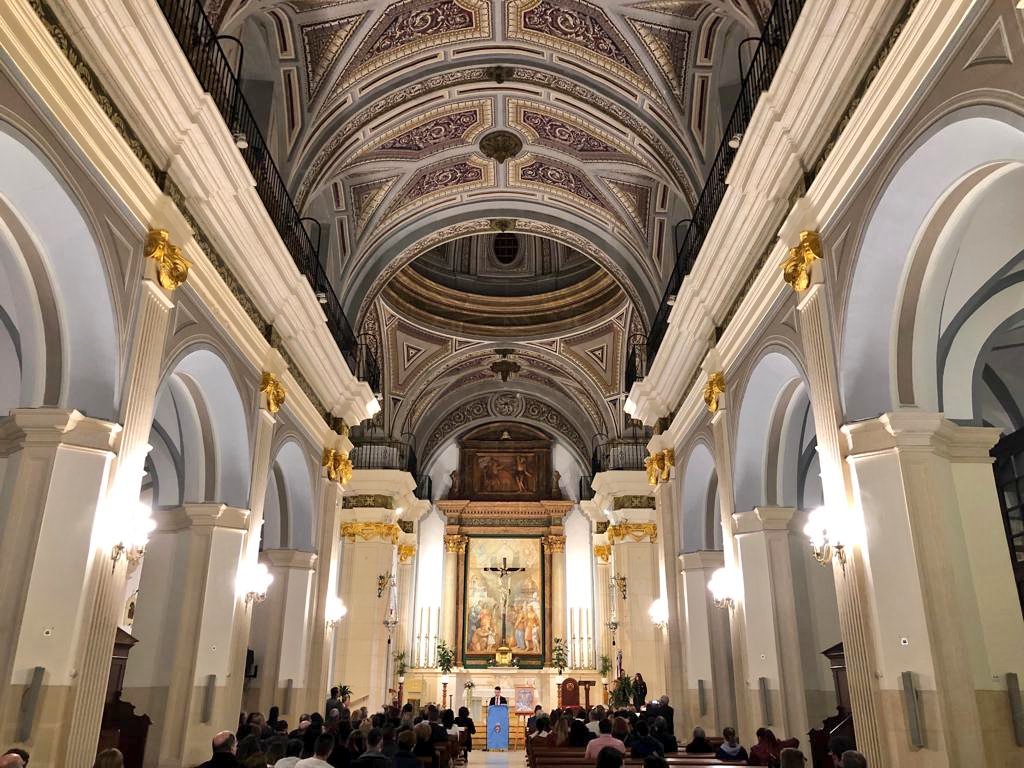 B.M. Santa Cecilia de Sorbas on Twitter: "Todo preparado para comenzar el  acto de Presentación del Cartel #MartesSanto2019 de la @HdadAmorAlm en la  Iglesia de San Sebastián de Almería. https://t.co/eo4qoI9JWQ" / Twitter