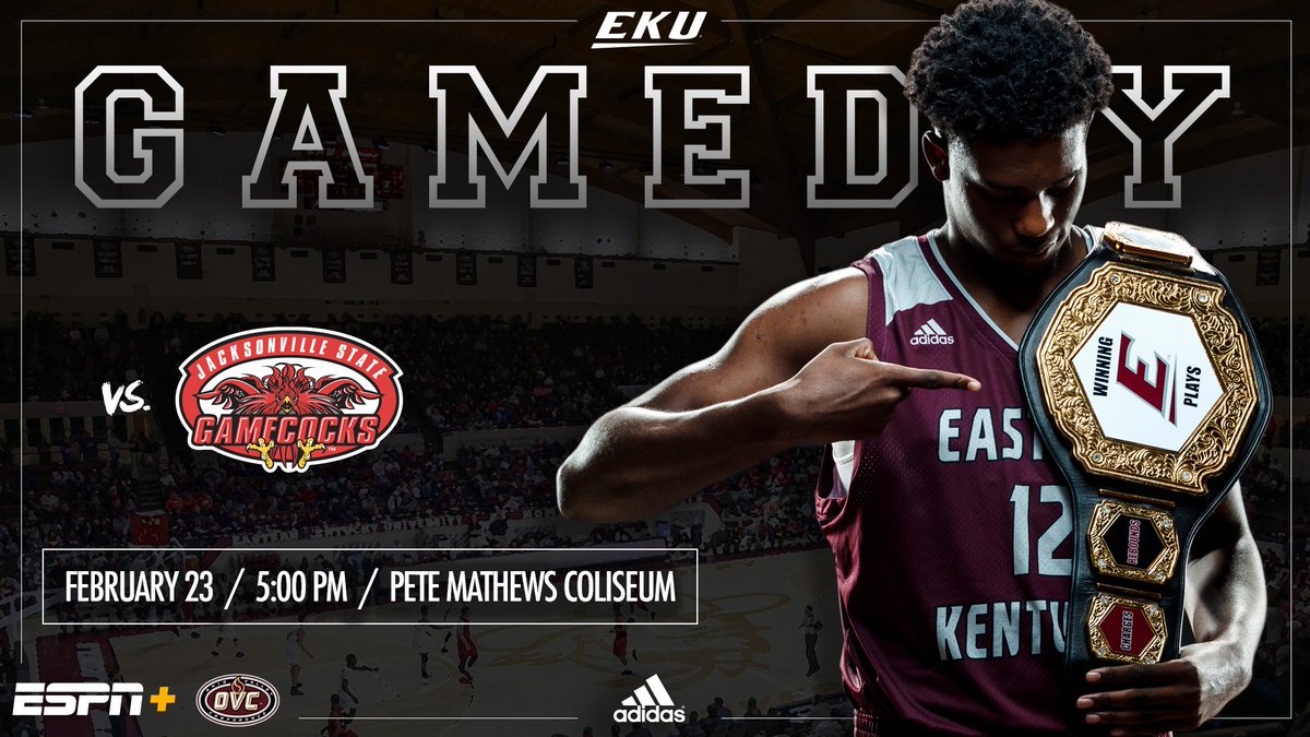 EKUHoops's tweet photo. Hopefully we get some Winning Plays down here in Alabama!

Final road game of the regular season coming up at 5 p.m. ET!
Follow along! ⤵️
🎥 https://t.co/gFSE8HJwtQ
📻 https://t.co/IKr3cQMkZW
📊 https://t.co/BhzHpzL92M

#GoBigE #CompeteFor40 https://t.co/plLvuo163F