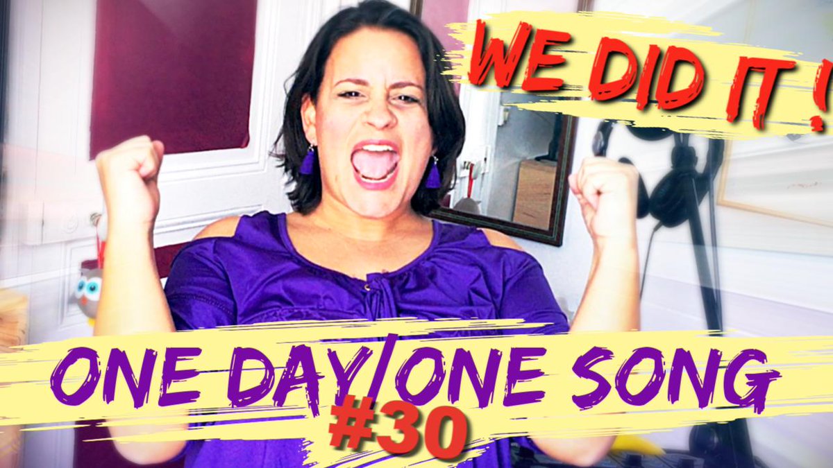 🔥💥 FINAL DAY, WE DID IT ! *Epic sound effect* *Explosion noise*🔥💥

Doing this challenge was probably one of the best decisions I've ever made for myself! So much fun!

THANK YOU ever so much for following, and for your support! 

Now #letssing

youtu.be/5w1TDD1m6Qw