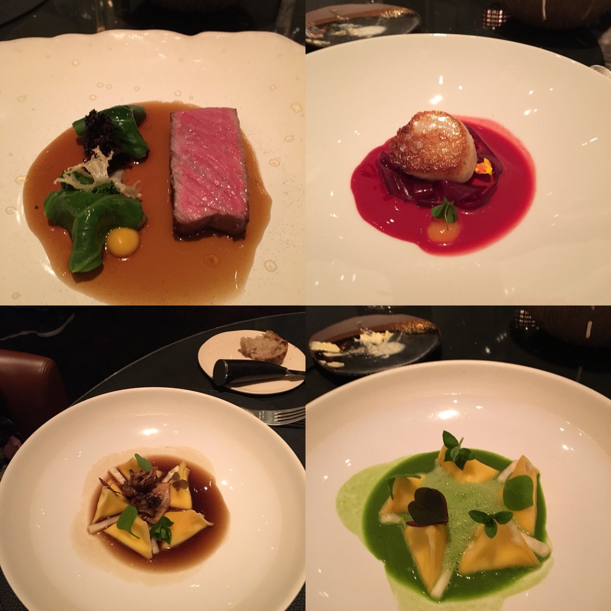 pearsonp69's tweet photo. Fab birthday meal for Mr P at La Dame De Pic #London #TenTrinitySquare last night, top evening https://t.co/sk0LRC3Y6n