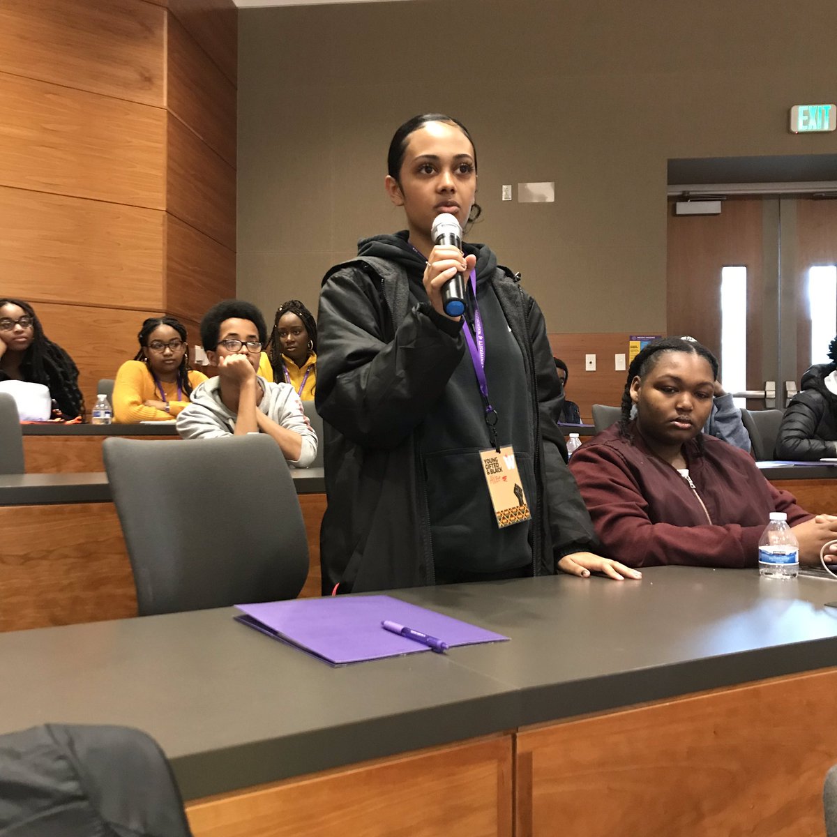 lincolnabesread's tweet photo. #Brag Moment: 7 out of the 10 students who gave opinions &amp; comments at the #2019YGB  @UWSchoolofLaw Panel were #AbeNation Lincoln Abes! #Tacoma @tacomaschools #DiversityMatters #UWMOR @AbeConnection @lincolnabesread @ProjectLitAbes https://t.co/0Hhj8yln1H