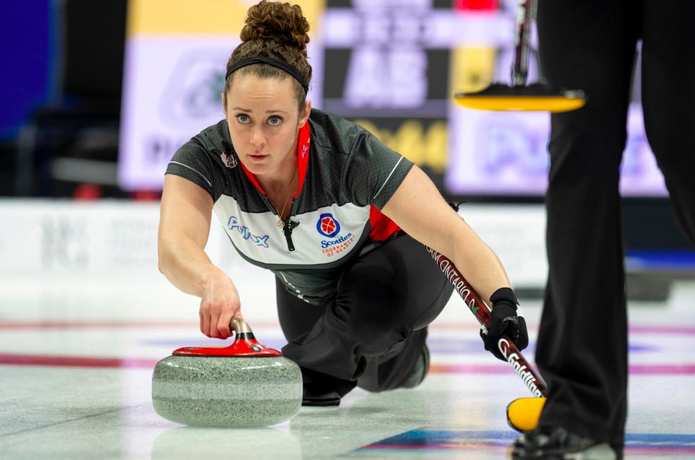 CurlingCanada's tweet photo. Congratulations to the Second Team All-Stars at the 2019 Scotties Tournament of Hearts:

Lead: Sarah Potts (@curlnoca) 
Second: Joanne Courtney (@CurlON_) 
Third: Kendra Lilly (@curlnoca)
Skip: Krista McCarville (@curlnoca)

#STOH2019 #CurlingDayinCanada https://t.co/gUjwSZAr7q