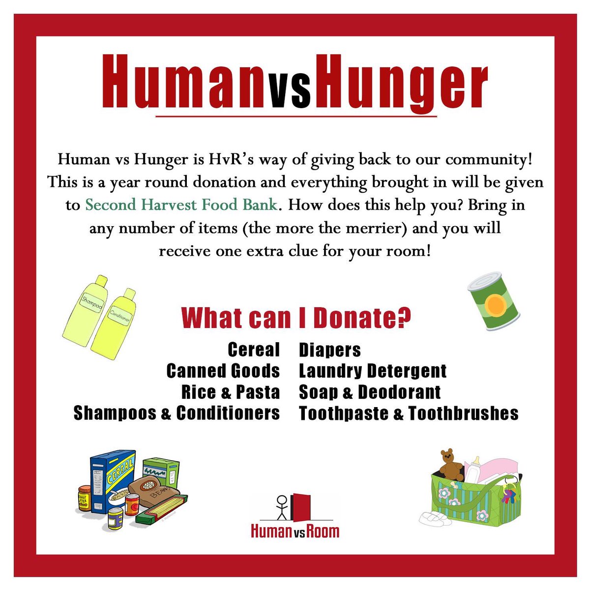 HumanVsRoom's tweet image. Want to be awesome AND get an extra clue?
Then Human vs Hunger is perfect for you! 🙌
(I'm a poet and I didn't know it 😎)
#begreatanddonate
#teamhvr #humanvsroom #escaperoom #lehighvalley #bethlehem #bethlehempa #Pennsylvania #familyfun #birthdayideas #datenight #riddles