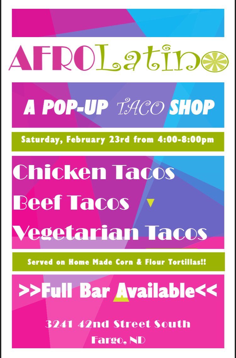 #tacos happening in South Fargo this afternoon!