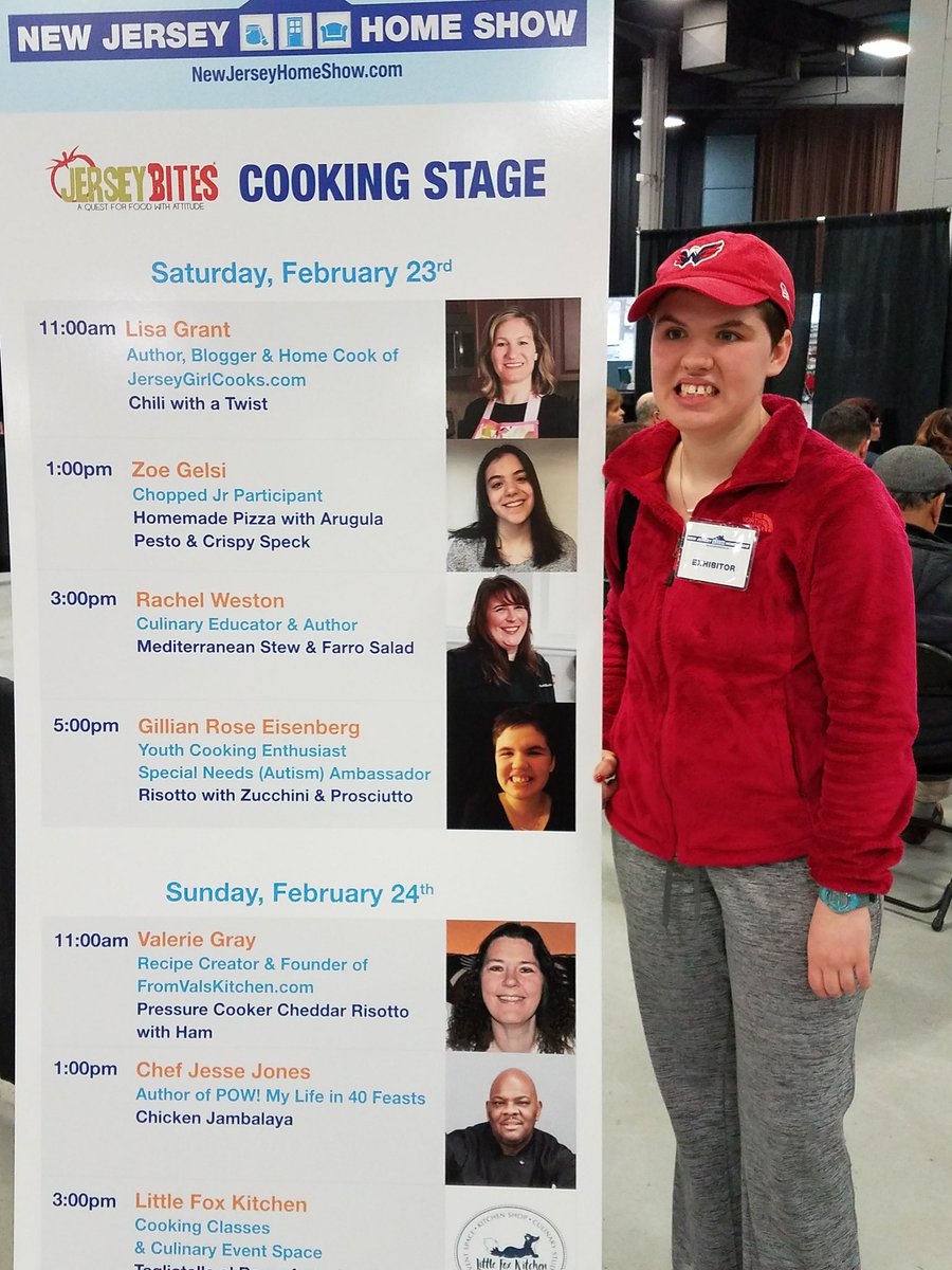 Gillian is happy to be invited to cook at the New Jersey Home Show. <a href="/NJHomeShow/">njhomeshow</a> <a href="/IceDogsSHW/">Washington Ice Dogs</a> <a href="/ericudler/">Eric Udler</a> @TriciaEisenberg
