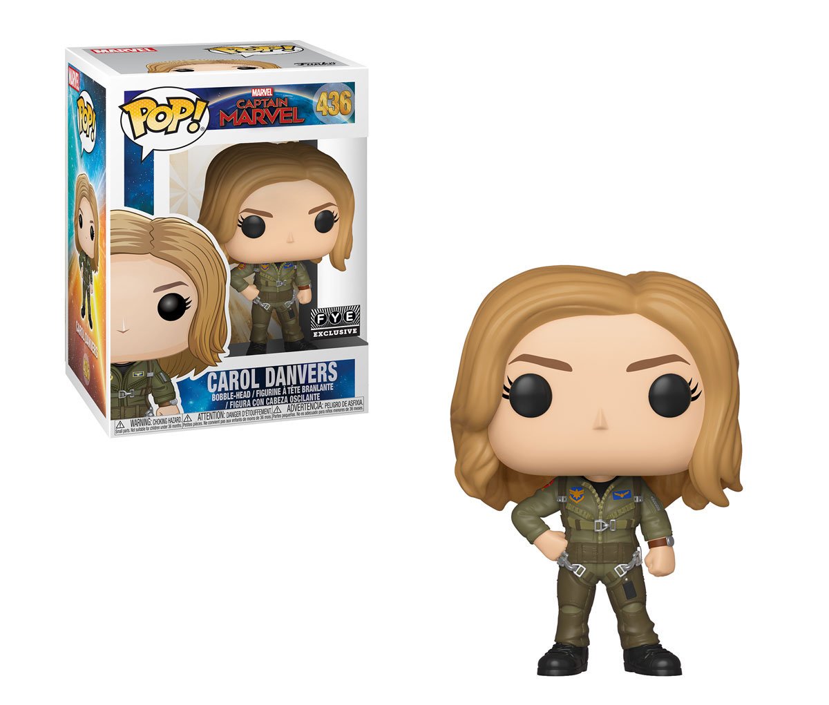 OriginalFunko's tweet photo. RT &amp; follow @OriginalFunko for a chance to WIN an @officialfye exclusive Carol Danvers Pop! #CaptainMarvel #FunkoWomenOfPower https://t.co/81izKMIr3g