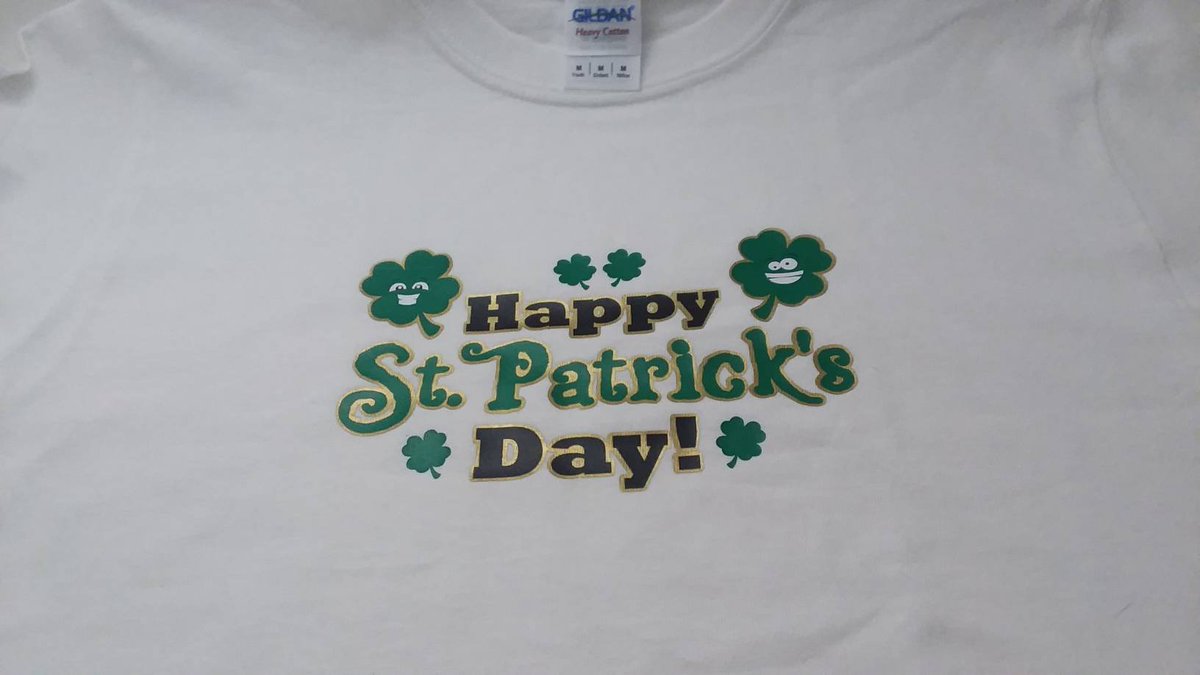 Excited to share the latest addition to my #etsy shop: Happy St. Patrick's Day T-Shirt etsy.me/2Sn5nIT #clothing #shirt #stpatricksday #white #shortsleeve #crew #shamrocktshirt #stpaddysday #irishtshirt