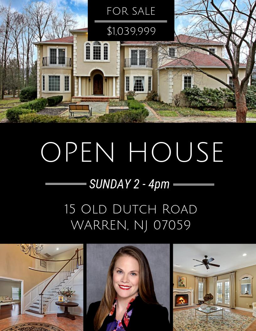 COME VISIT ME ~ OPEN HOUSE SUNDAY 2-4pm
15 Old Dutch Road Warren NJ ~ $1,039,999
#somersetrealestate #warrennj #homessomersetnj #Kellerwilliams #Happiestplacetowork #Springiscoming #homesforsale #newtothemarket #openhouses