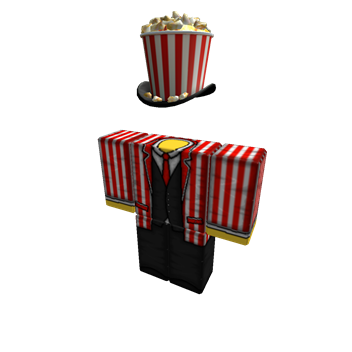 Teh On Twitter Showtime Bloxy Popcorn Hat Clothes Shirt Https T Co Nwcpxk1qxx Pants Https T Co Vgpzmlrzrm Claim The Hat Here Https T Co Tb8axraxql Ilovethebloxys Robloxdev Roblox Https T Co Szovawph27 - how to get the showtime bloxy popcorn hat for free roblox