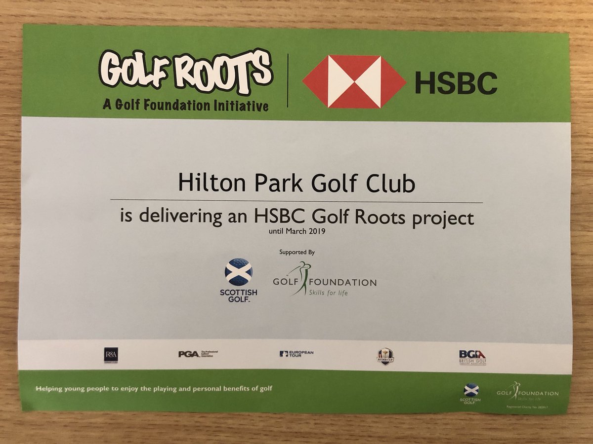 GolfGuruStu's tweet photo. Absolutely delighted to receive this in the post this morning! Thx @GolfRootsHQ @HSBC_Sport & to @SGDOWestCentral for helping me & @hiltonparkgolf with our #juniorproject This will help us do even more with our juniors in 2019!β³οΈ
Hard work always pays off in the end! ππ»πͺπ» https://t.co/bKcx79WCHc