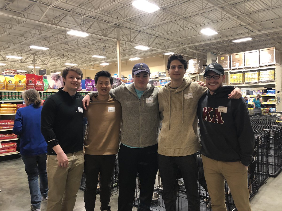 Our guys had a great time volunteering with Petsmart and Lexington Humane Society today!