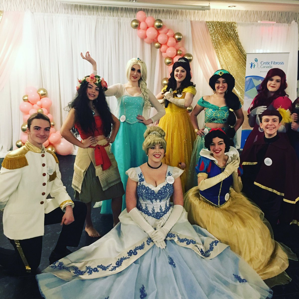 PrincessBallRD's tweet photo. Your royal hosts! Thank you @Cornerstone_RD - you make us so proud every year!! 

The Ballroom is almost full - the party will get started shortly! https://t.co/yUulMWhiBu