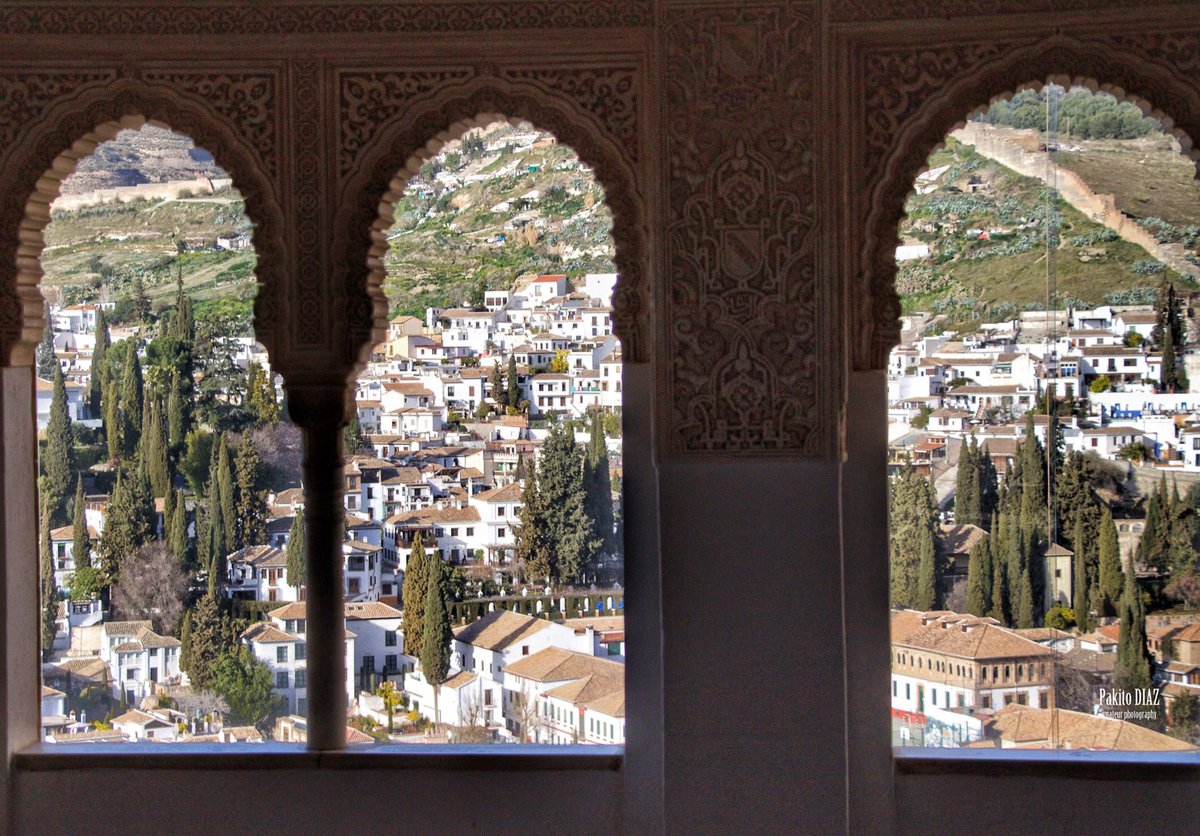 Barrio del Albaycín, visto desde el Alhambra. @GranadaenFotos @granadaturismo