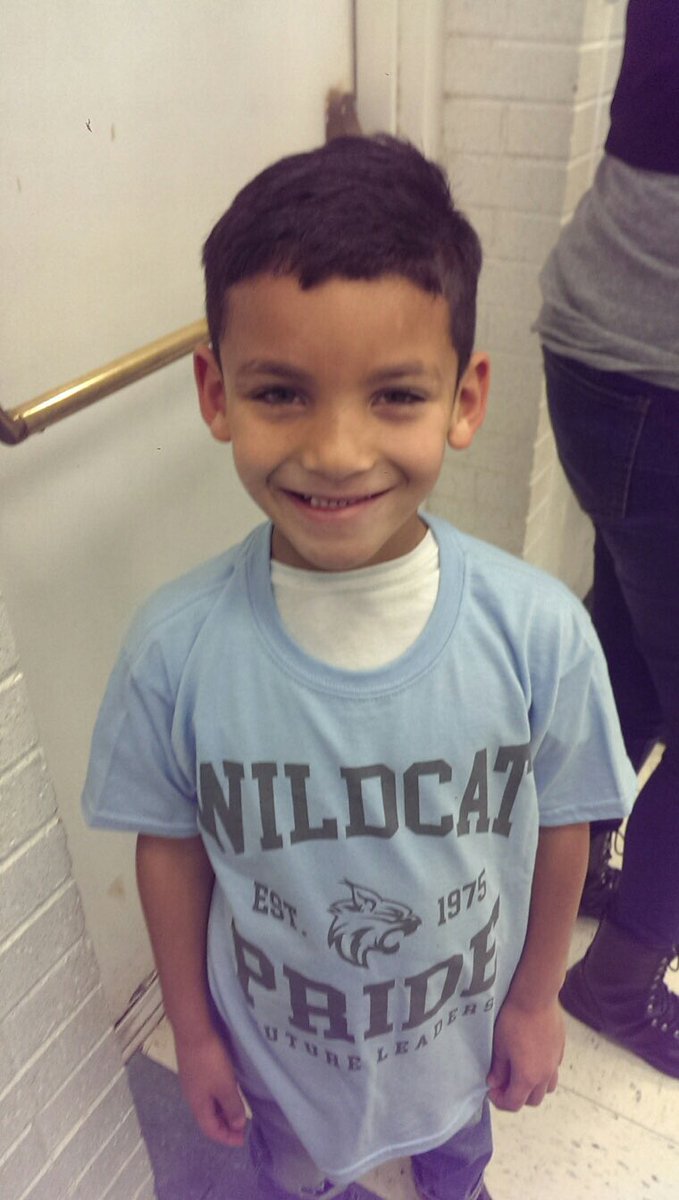 So proud of this little guy! That smile brightens my day!!!!#BeMoreWildcat <a href="/NatWilliamsElem/">Williams Elementary</a>