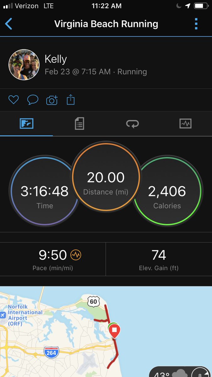 twinjamom's tweet photo. Last 20 miler of @ShamrockOn season β
Iβm not going to lie- it was wet, cold, windy and miserable. Iβm so thankful for the @JandARacing training team for getting me out of bed to finish the last long run! Itβs taper time! πππΌβοΈππ½ββοΈ #trainjanda #liveloverun #ShamrockOn https://t.co/BRsVFcUGXt