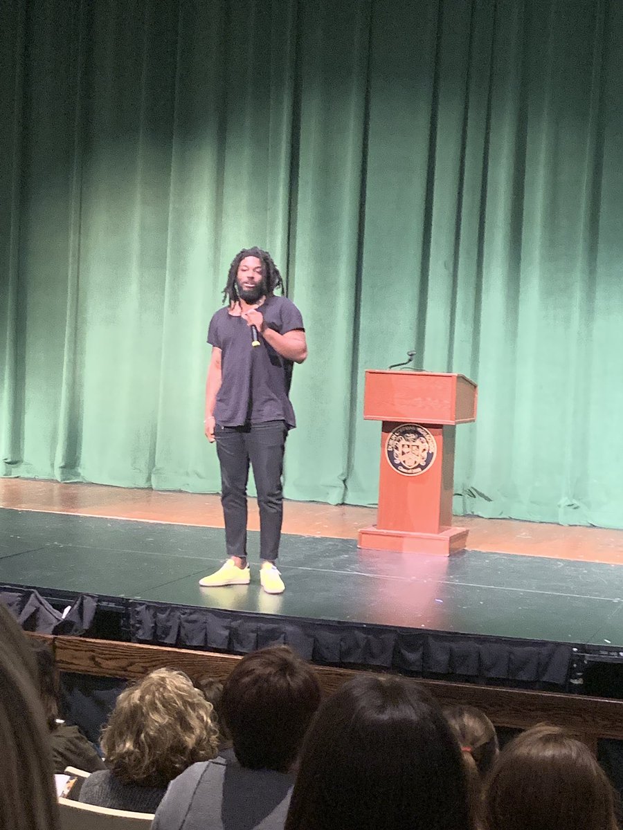 staclutz's tweet photo. Powerful words spoken by @JasonReynolds83 at the Dublin Literacy Conference. #DubLit19 https://t.co/ovjFmmL9Md