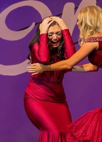 Not only did I win Miss Indiana in this moment, but I won a FULL RIDE to <a href="/TrineUniversity/">Trine University</a> 👌🏻I just found out I've officially been accepted as a student this fall and i am this emotional all over again because I'm so excited to be educated and DEBT FREE! 😭❤️