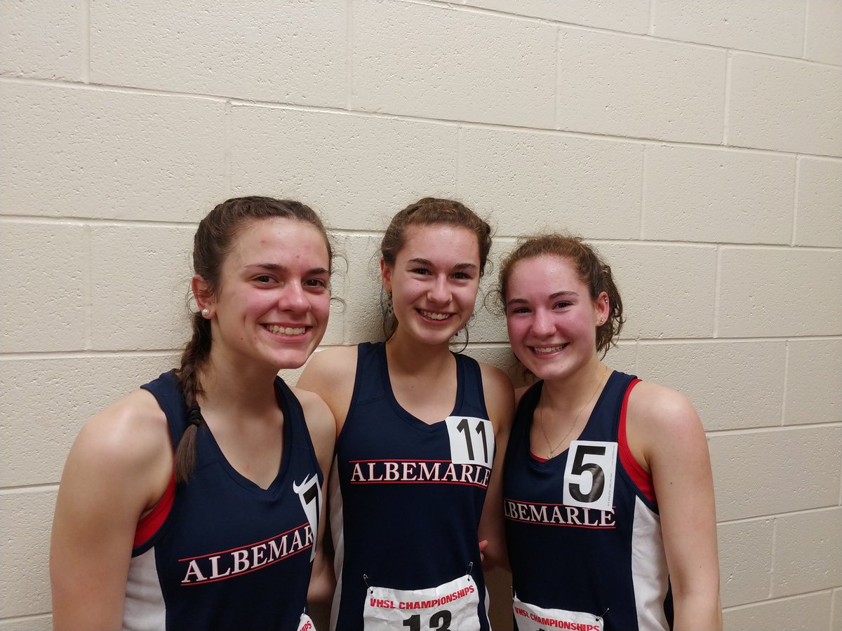 Sarah Leach, Meme Zarzyski, and Elly Zarzyski finish 11th, 8th, and 4th in the 1600m at the 5A State Meet!!!  All 3 ran season bests!  <a href="/scrimmageplay/">scrimmageplay</a> <a href="/CvilleVarsity/">C'ville Varsity</a>
