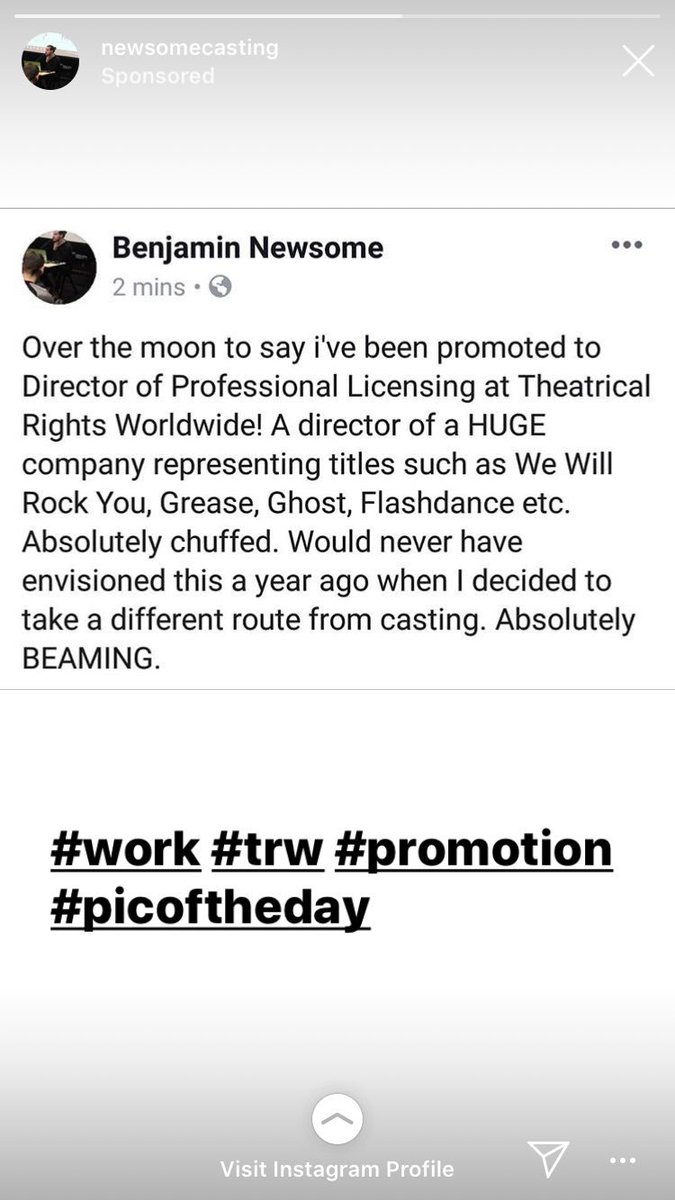 Sam_Harding97's tweet image. Very proud and happy for this one! Much love @newsomecasting ❤️