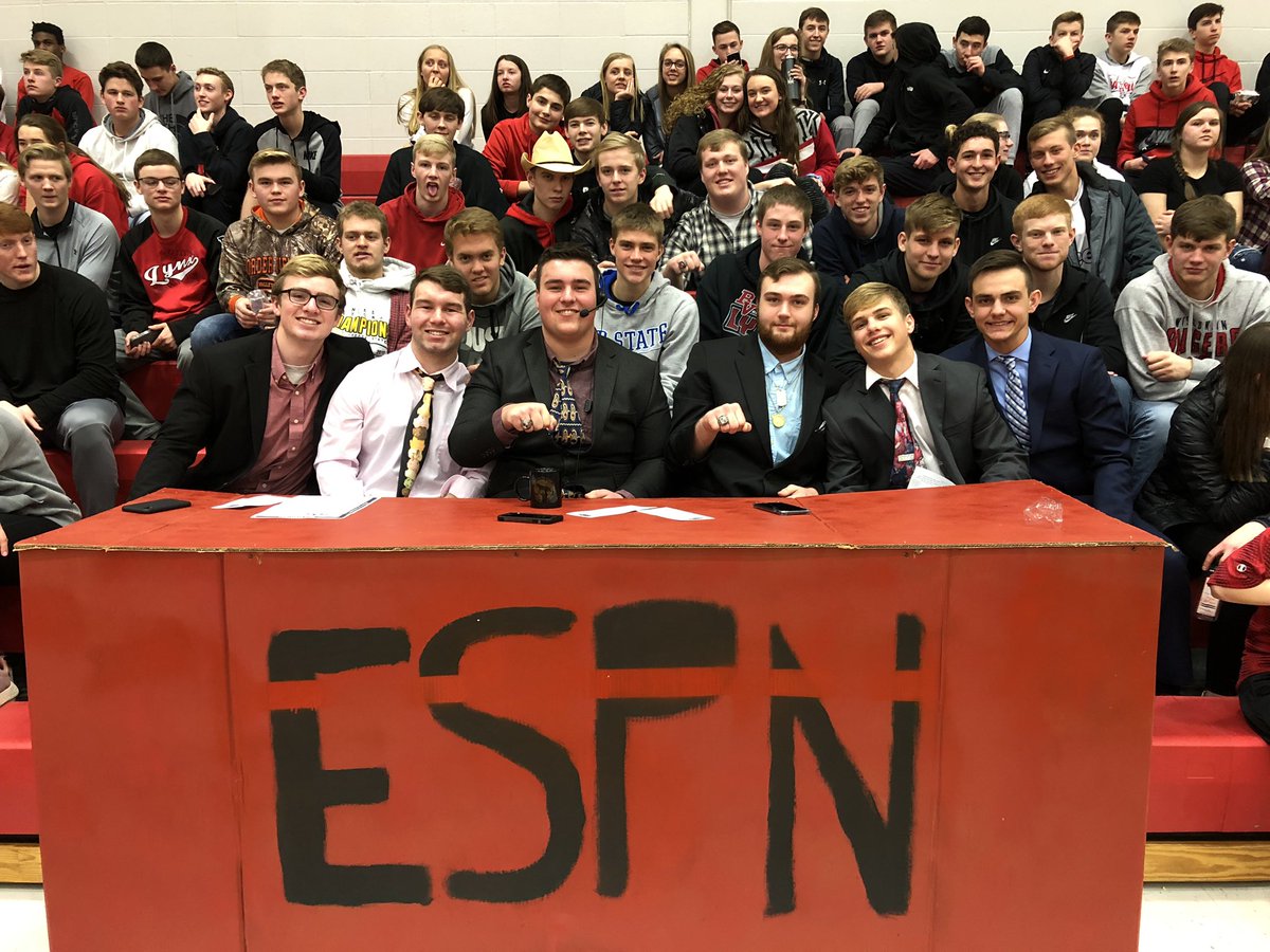 Brian_Haenchen's tweet photo. ESPN is all over today’s doubleheader in Brandon. @bvhsfootball standout and future star of “Argus All-Access: CenterU”, @JackHarvison3, among those on the dais. #ArgusPreps #SDPreps https://t.co/WPzH99VMwC