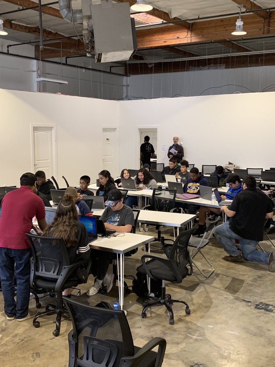 “ I hope in a couple of years that the inside of every tech company looks like this!”<a href="/ErhardtRobert/">Ho11yw006</a> . Kudos to <a href="/codeforhood/">Code For Hood</a> for creating such an inclusive environment!  Let’s hope it starts to be reflected in the greater tech ecosystem.