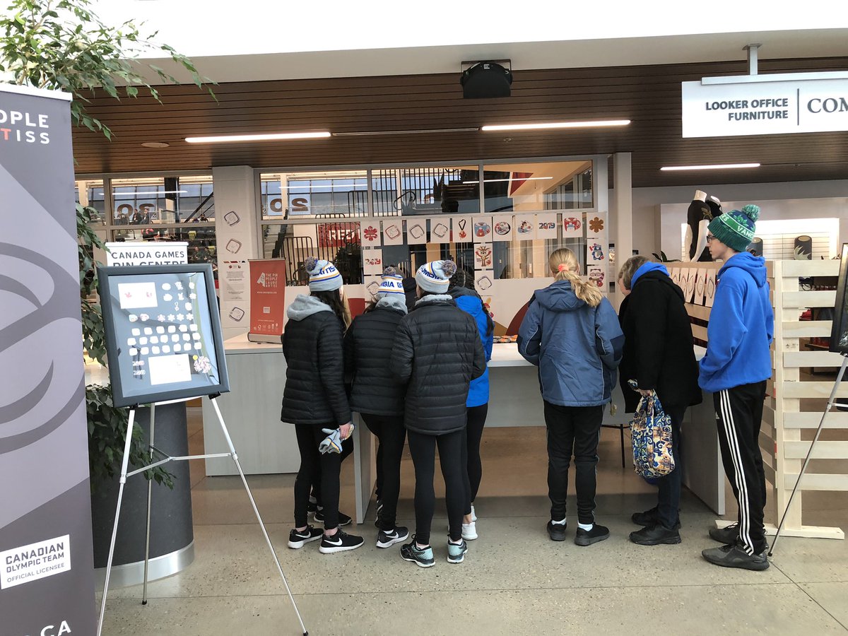 To all the week 1 athletes: Thank You, to our new arriving athletes our <a href="/CanadaGames/">Canada Games | Jeux du Canada</a> <a href="/2019CanadaGames/">2019 Canada Games</a> pin centre is at the Gary W Harris Centre RDC.  Open daily at 8 am. #ineedpins #reddeerpins #ThisIsOurMoment