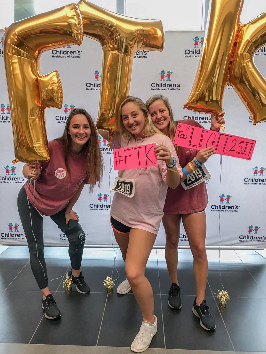 PhiMuUGA's tweet photo. DANCE MARATHON 2019 IS UNDER WAY! Support Phi Mu as we dance for 24 hours straight FOR THE KIDS #FTK   Donate here:  https://t.co/YIddq4Va4C https://t.co/ec4X2g35dv