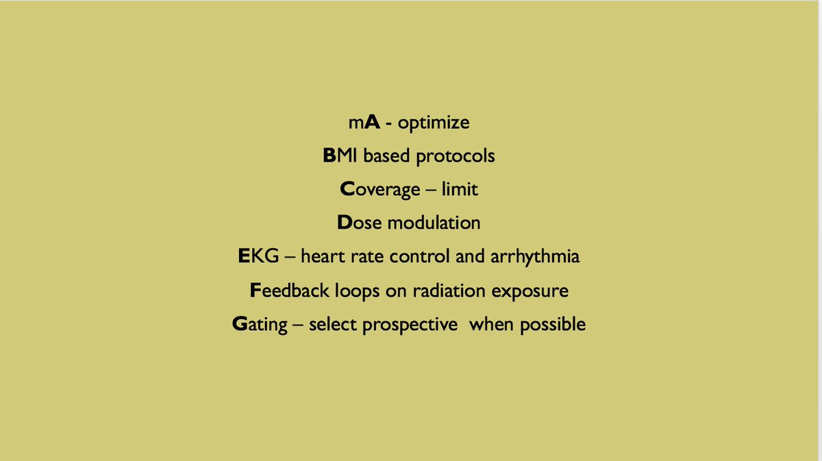 FiRST - SCCT (@firstscct) on Twitter photo Strategies to optimize radiation dose (ABCDEFG)
#YesCCT #cvCAD #Radiology #cvimaging
<a href="/Steph_Achenbach/">Stephan Achenbach</a> <a href="/AChoiHeart/">Dr Andrew D. Choi</a> @CoronaryDoc <a href="/arnavkumar/">Arnav Kumar, MD, MSCR</a> <a href="/JWeirMcCall/">Jonathan Weir-McCall</a> <a href="/pnagpalMD/">Prashant Nagpal</a> @NidhiMadan9 <a href="/Fentanes_MD/">Emilio Fentanes</a> <a href="/jameschilee/">James Lee</a> <a href="/CSmuclovisky/">Claudio Smuclovisky, MD</a> <a href="/SuhnyAbbara/">Suhny Abbara MD</a> <a href="/drsumitgupta/">Sumit Gupta</a> <a href="/drdthomas30/">Dustin Thomas, MD, FACC, FSCCT</a> <a href="/LesleeShaw/">Leslee Shaw</a> Strategies to optimize radiation dose (ABCDEFG)
#YesCCT #cvCAD #Radiology #cvimaging
<a href="/Steph_Achenbach/">Stephan Achenbach</a> <a href="/AChoiHeart/">Dr Andrew D. Choi</a> @CoronaryDoc <a href="/arnavkumar/">Arnav Kumar, MD, MSCR</a> <a href="/JWeirMcCall/">Jonathan Weir-McCall</a> <a href="/pnagpalMD/">Prashant Nagpal</a> @NidhiMadan9 <a href="/Fentanes_MD/">Emilio Fentanes</a> <a href="/jameschilee/">James Lee</a> <a href="/CSmuclovisky/">Claudio Smuclovisky, MD</a> <a href="/SuhnyAbbara/">Suhny Abbara MD</a> <a href="/drsumitgupta/">Sumit Gupta</a> <a href="/drdthomas30/">Dustin Thomas, MD, FACC, FSCCT</a> <a href="/LesleeShaw/">Leslee Shaw</a>