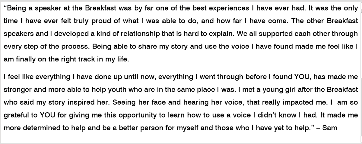 SteveJCordes's tweet image. One of the joys for me with #BreakfastforYOU is getting to know some of the young people involved in @YOU_London services. One of the great #communityimpacts of the event is the connections youth make with each other and with their #LdnOnt community!
