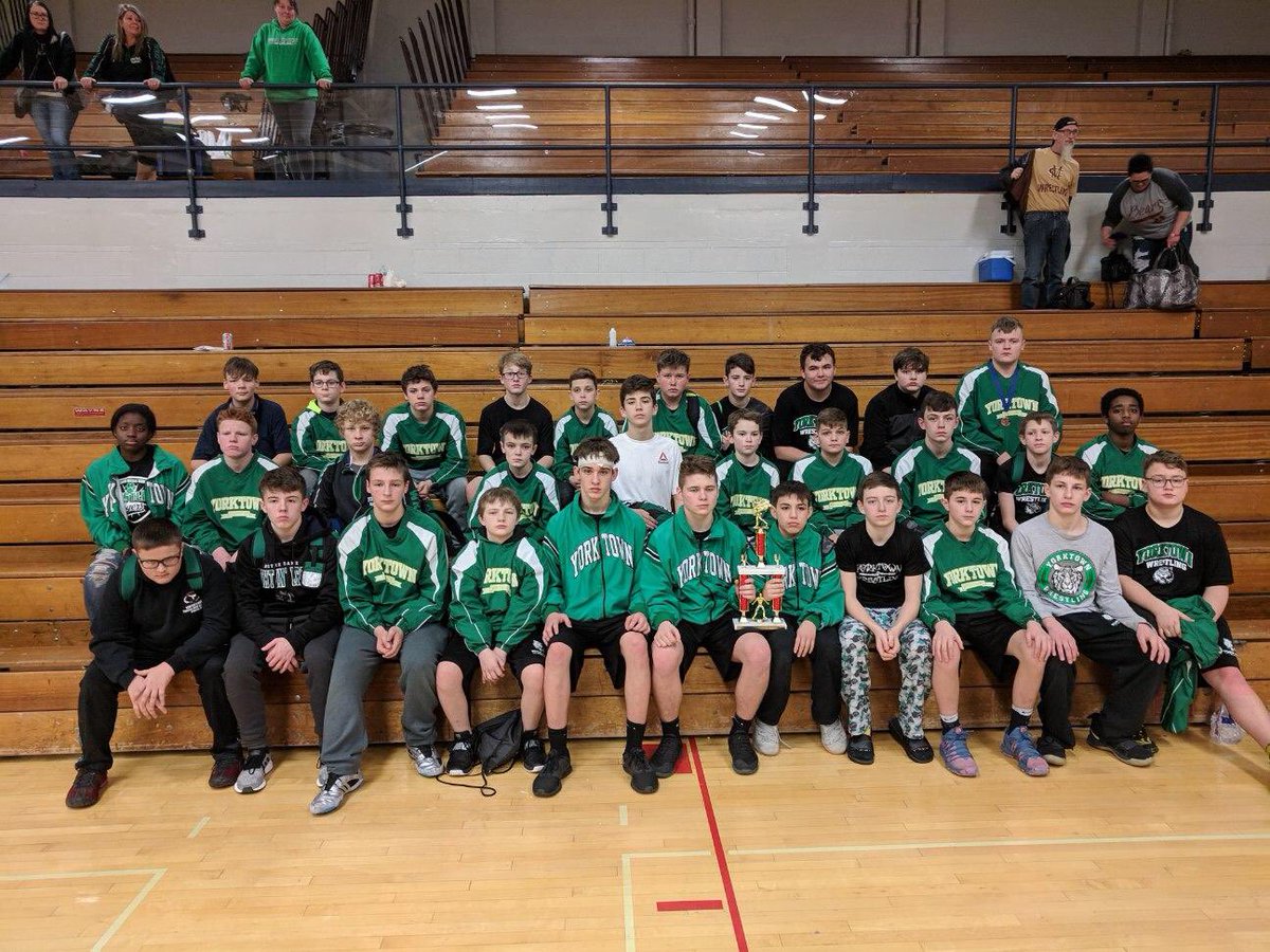 Great day for YMS Wrestling.  2nd Place at the East Jay Invite!