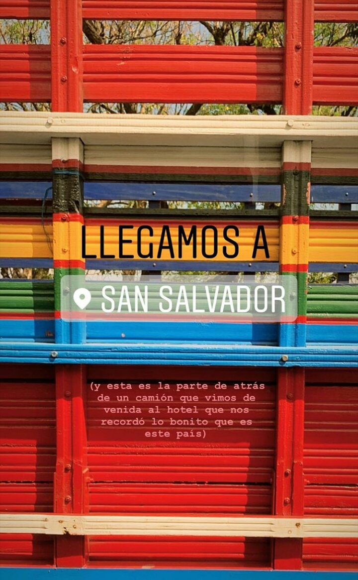 Morat vía Instagram Stories. #MoratElSalvador