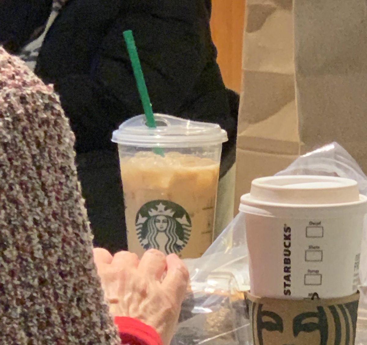 Spotted: rebel using plastic straw through the Starbucks sippy cup lid that’s supposed to prevent the use of plastic straws. 🤷🏻‍♀️😂 #StrawBan #SuckItAbleism