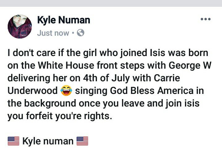 UFCKYLE's tweet photo. #USA #TeamUSA #Trump #American #PresidentTrumpSuggestionBox 
#PresidentTrump #isis #USA #WhiteHouse #ufckyle #fuckisis #Republican #Americans #4ofJuly #CarrieUnderwood #GeorgeW #memes #funny #jokes #wow #gamer #gamerlife #meme #isismemes #holyshit #iwentthere #chef #chefkyle https://t.co/3gOdSf8FGq