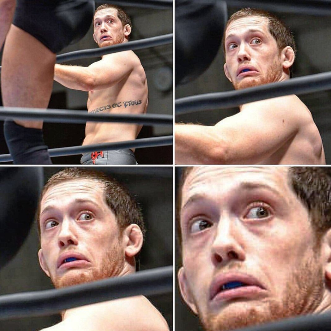 "Yeah I know you hurt your leg in that last match, but your next opponent is an Olympic gold medal winner who uses the ankle lock as a finisher."

TRESSLER!!