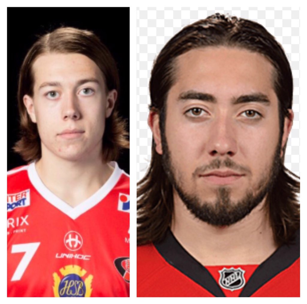 <a href="/gurraj99/">Gustav Johansson</a> <a href="/MikaZibanejad/">Mika Zibanejad</a> #10YearChallenge