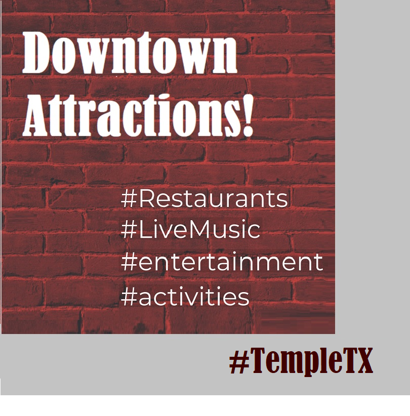 IMthebanjoboy's tweet photo. Things to do in (near) #TempleTX
#Travel | #MoreTravel #Texas
#BackporchDrafthouse
#Bucees
#Whataburger
#CottonpatchCafe
#JerseyMikesSubs
#JasonsDeli
#ClemMikeskasBBQ
#DowntownAttractions https://t.co/qa2P1WWdHv