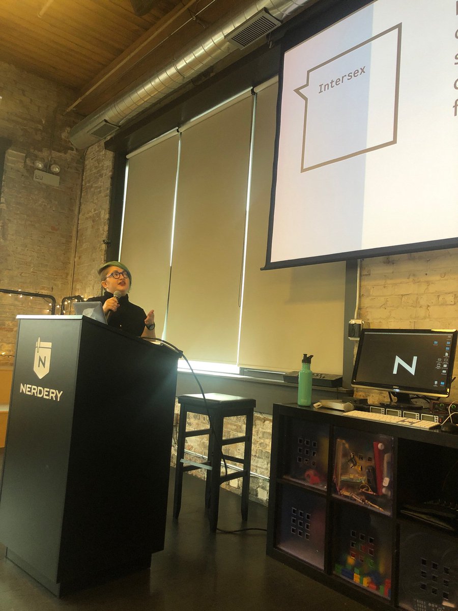Fen is starting by getting us all on the same page on terms related to gender and sex. <a href="/sublimemarch/">fen</a> #wiad19 #WIADChi