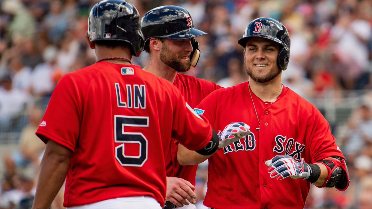 RedSox's tweet image. Stages of crushing the ball: