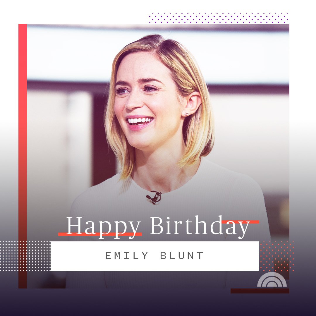 Happy birthday, Emily Blunt! 