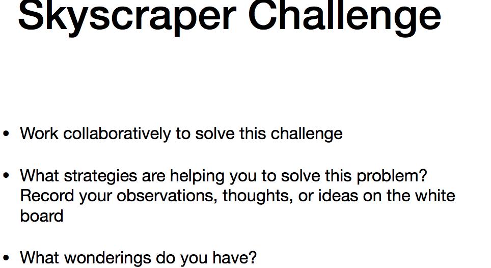 WoodlandsCBE's tweet photo. Sneak Peak:
This week @WoodlandsCBE students will be participating in the Math #skyscraperchallenge. Teacher's participated in this challenge on Friday afternoon. We will be working on #thinkingaboutourthinking (Metacognition) and "high-level" #questioning
#howwegrow #cbemath https://t.co/tCNQ7tz0r1