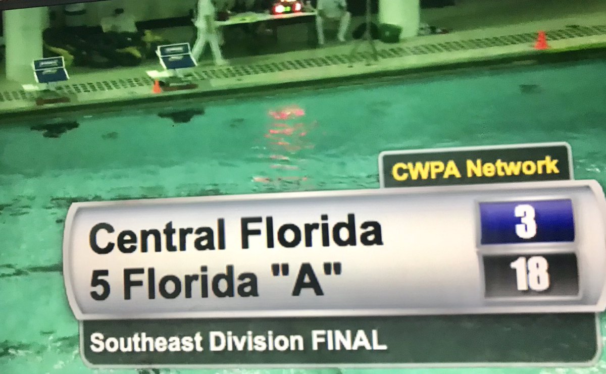@ufwaterpolo go on a 10 Nothing run to win over UCF #GoGators 🐊  #UFvsUCF #CantStopTheRise #TheRiseContinues