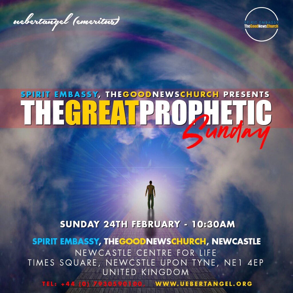 Elizgracejoy's tweet photo. This SUNDAY is going to be something else!  Come with expectation ready to hear what God is saying to YOU in this season. @TGNCNewcastle with Pastor @GJ_Banks under the anointing of Prophet @UebertAngel https://t.co/1WYq9nW0iE