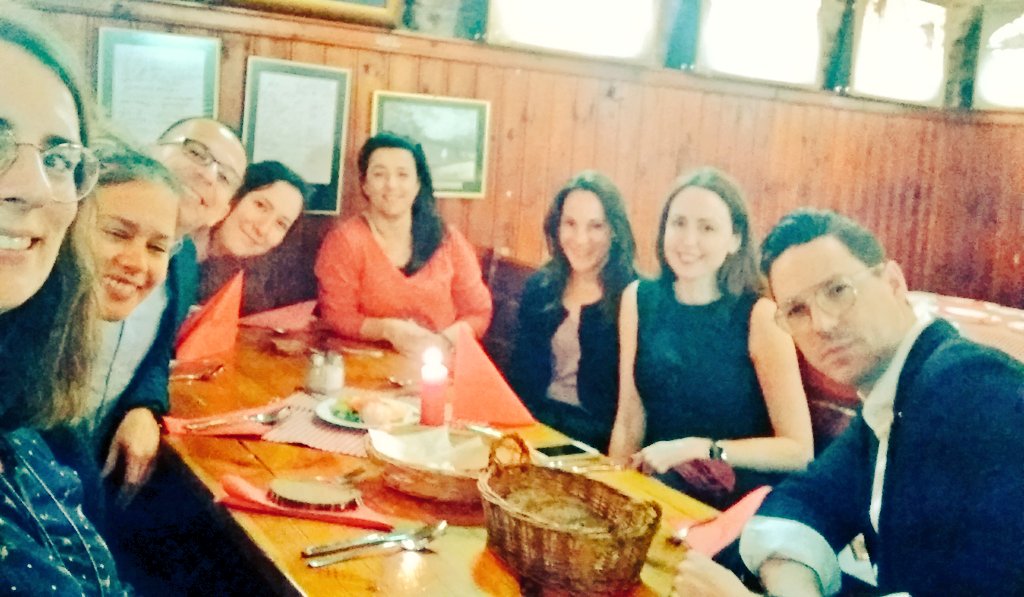 A day of talking needs to end in an evening of food and drinks and laughing. #MCAAconf19 #MCAAGA19 
@marmas76 @m_gorna @safricard @nehamalewis (missing a few, sorry)