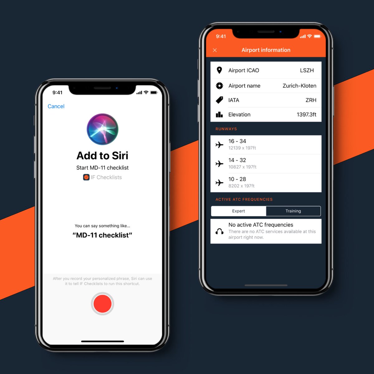 IFChecklists's tweet photo. IF Checklists 2.1 is now available! In this update, we've added an airport information modal to IF Checklists Plus, added Siri Shortcuts support, improved the descent calculator as well as the realism of our checklists, updated 3D Touch Quick Actions, and fixed some bugs. https://t.co/i43AtZyc5d
