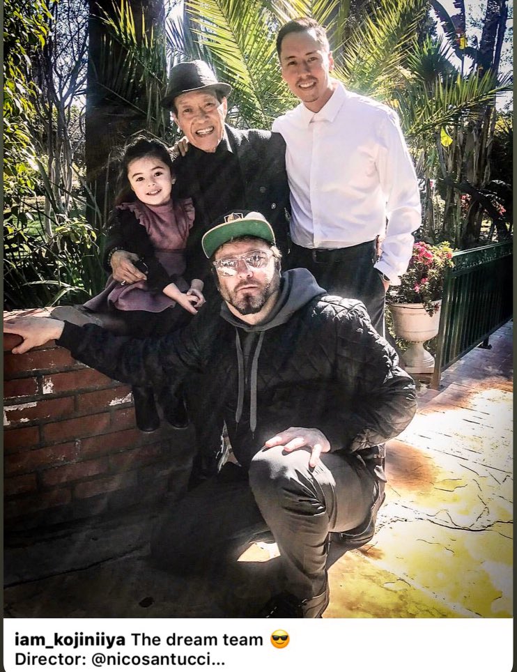 SarogetoTheFilm's tweet photo. Great photo from @thelast_niiya AKA #HiroSan, with Aika playing young #GraceStanton, @akialeong1 as #YukiTano & our director @NicoSantucci #Sarogeto #moviemaking #film #drama https://t.co/VMgz7pZIVs