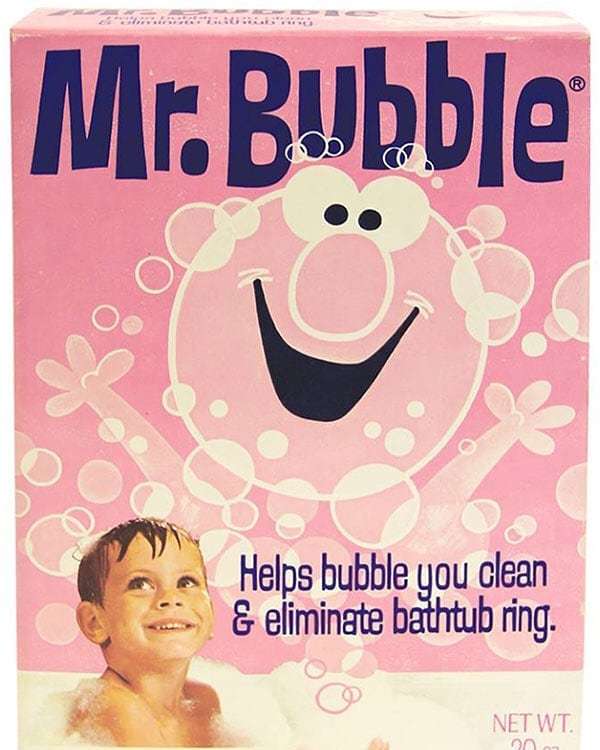 8bitpickle's tweet image. Did you know, Mr. Bubble is almost 60 years old. "Helps Bubble You Clean and Eliminate Bathtub Ring"
.
.
#mrbubble #retro #classic #oldschool #vintage #nostalgia #retrokid #retrolovers #missthosedays #throwback #childhood #memories #geek #instageek ift.tt/2IyHm1V
