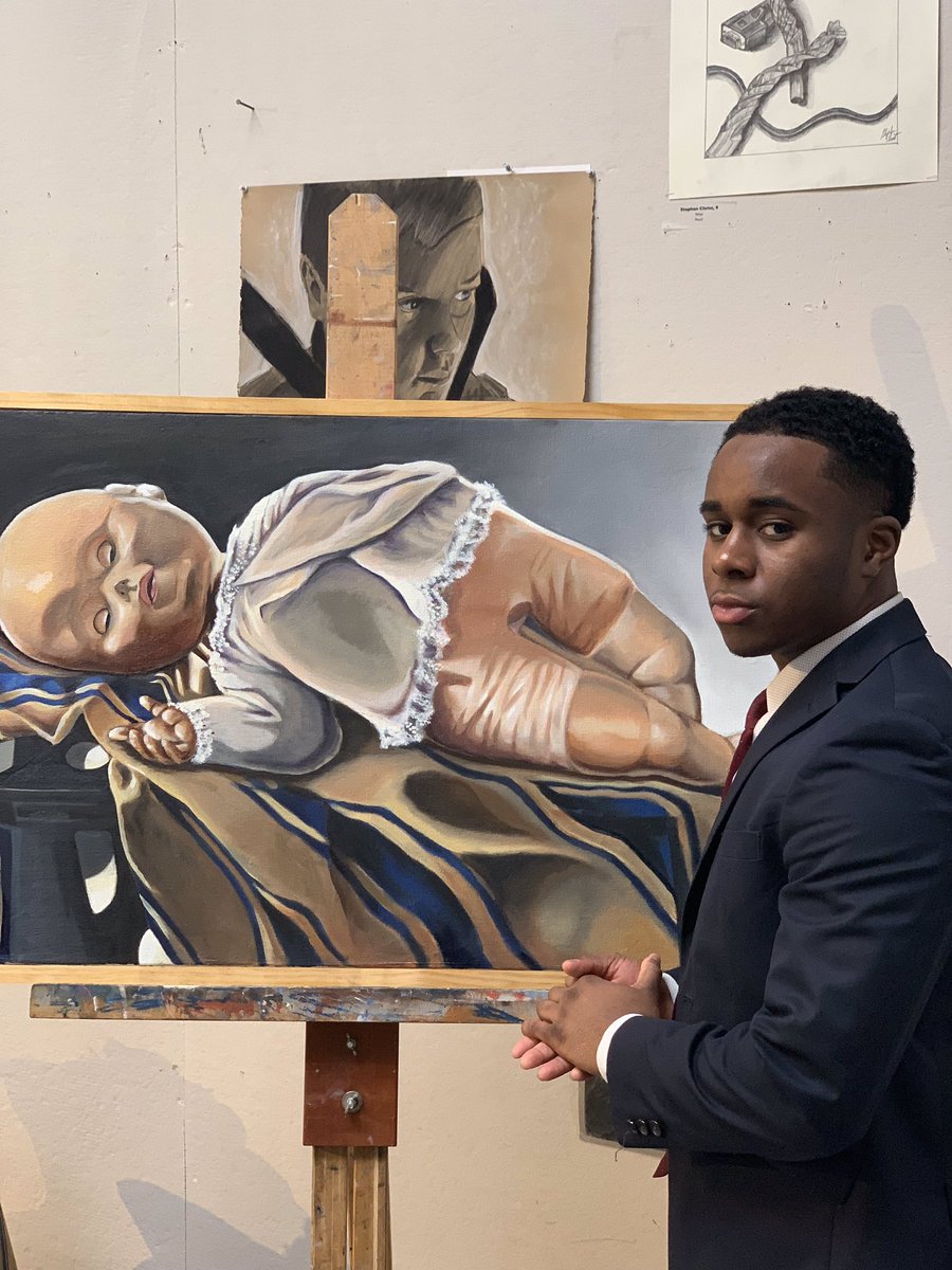 justincullins's tweet photo. Glory to Jesus Christ, New piece unexpectedly in Baltimore county’s art show ju heard. https://t.co/YfBH1IWSE5